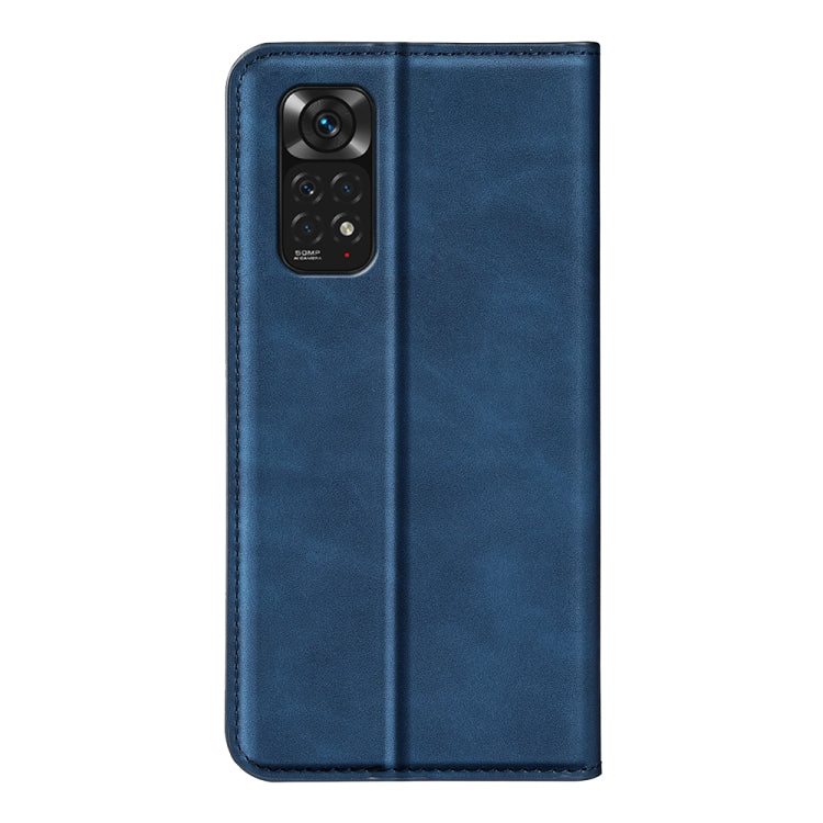 For Xiaomi Redmi Note 11 4G / Note 11S Retro-skin Magnetic Suction Leather Phone Case