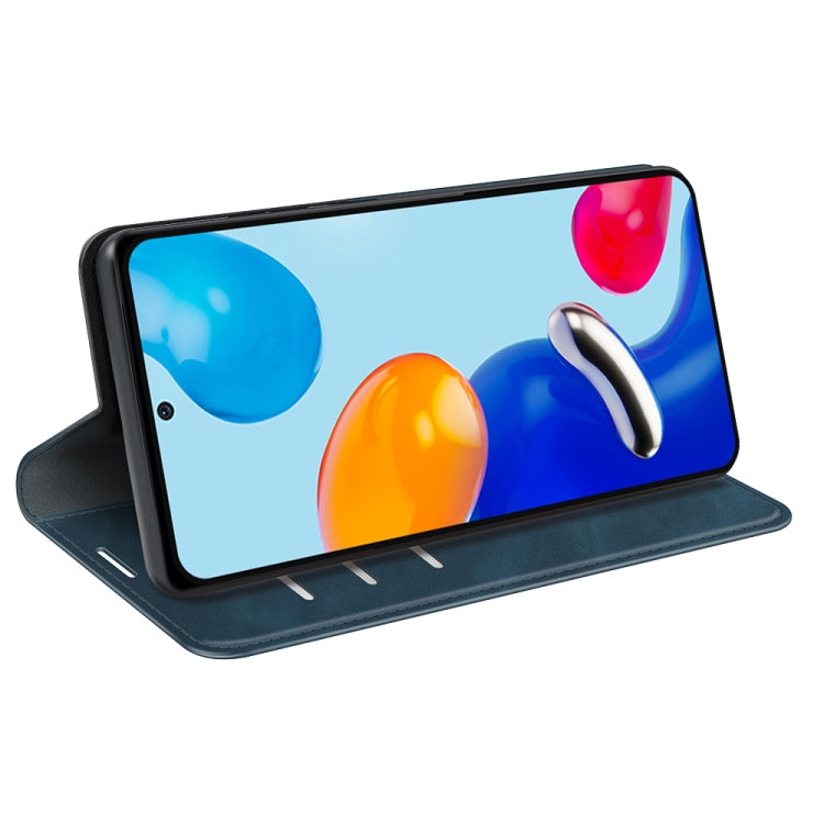 For Xiaomi Redmi Note 11 4G / Note 11S Retro-skin Magnetic Suction Leather Phone Case
