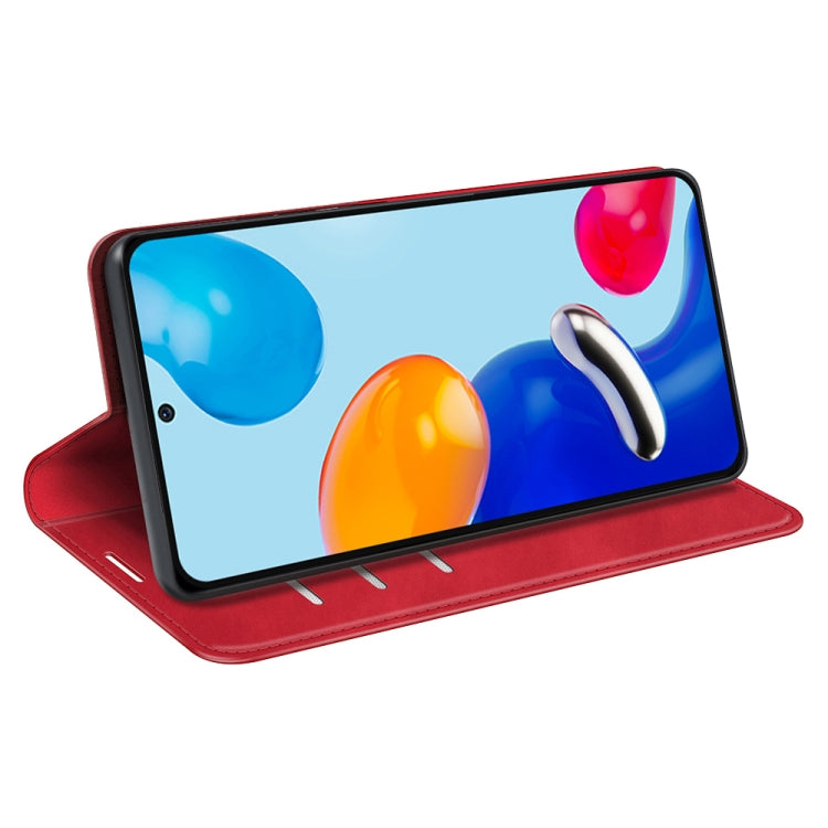 For Xiaomi Redmi Note 11 4G / Note 11S Retro-skin Magnetic Suction Leather Phone Case