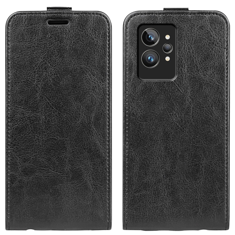 For OPPO Realme GT2 Pro 5G R64 Texture Vertical Flip Leather Phone Case