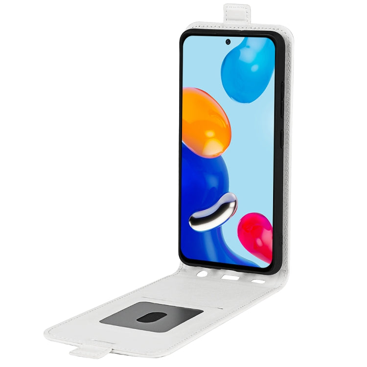 For Xiaomi Redmi Note 11 4G / Note 11S R64 Texture Vertical Flip Leather Phone Case