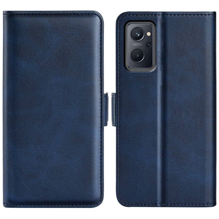 For OPPO Realme 9i Dual-side Magnetic Buckle Leather Phone Case