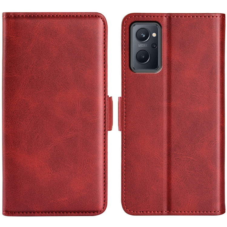 For OPPO Realme 9i Dual-side Magnetic Buckle Leather Phone Case