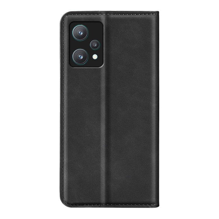 For OPPO Realme 9 Pro Retro-skin Magnetic Suction Leather Phone Case