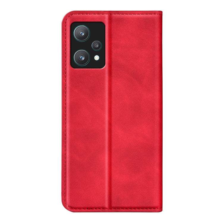 For OPPO Realme 9 Pro Retro-skin Magnetic Suction Leather Phone Case