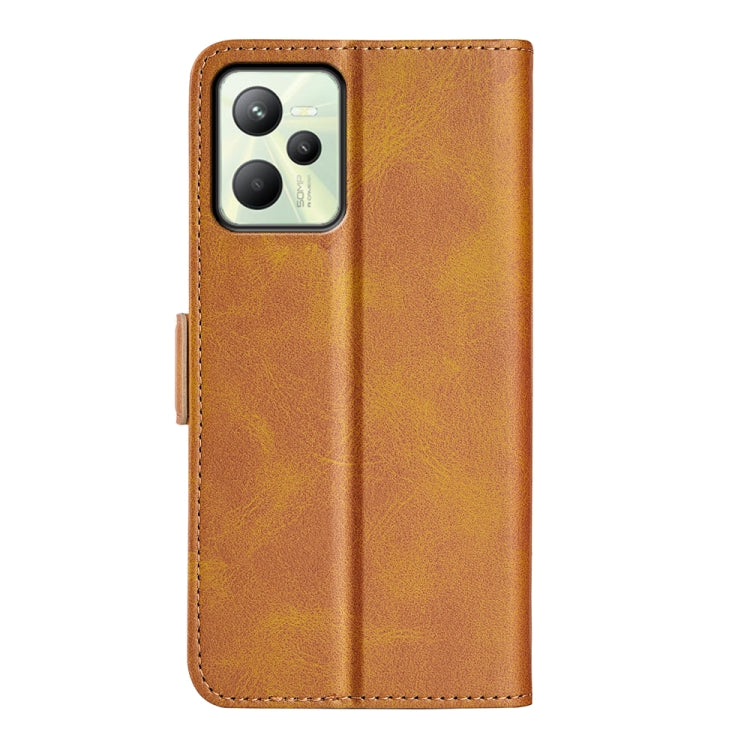 For OPPO Realme C35 Dual-side Magnetic Buckle Leather Phone Case