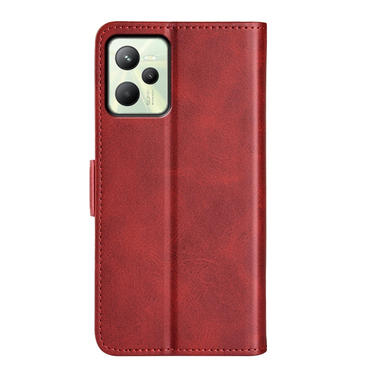 For OPPO Realme C35 Dual-side Magnetic Buckle Leather Phone Case