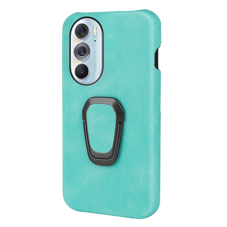 For Motorola Moto Edge X30 Ring Holder PU Phone Case
