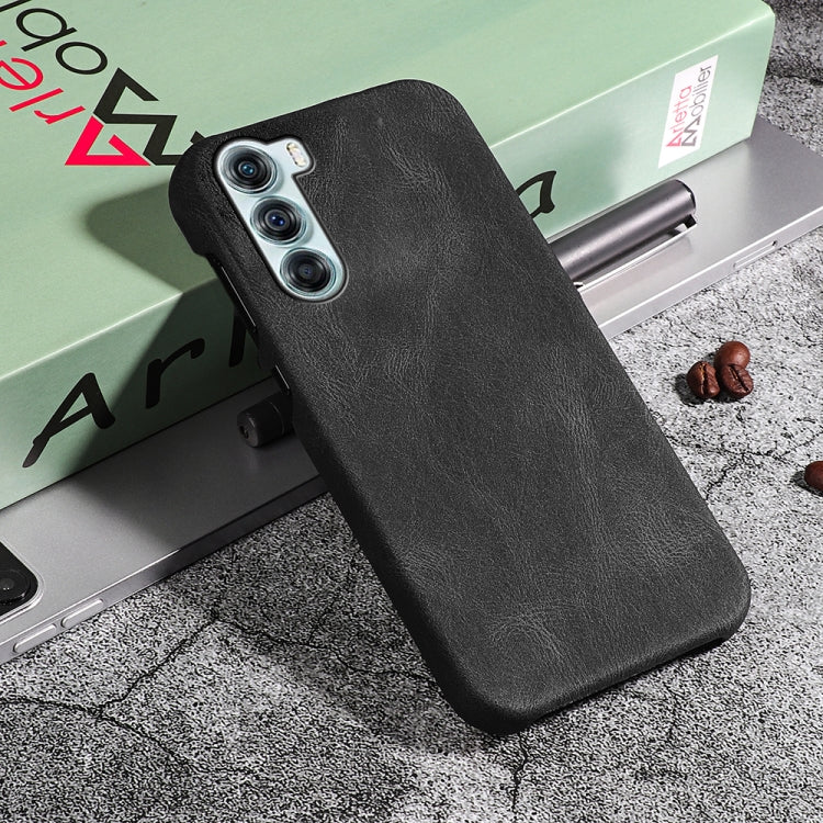 For Motorola Moto Edge S30 Ring Holder PU Phone Case