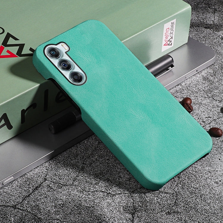 For Motorola Moto Edge S30 Ring Holder PU Phone Case