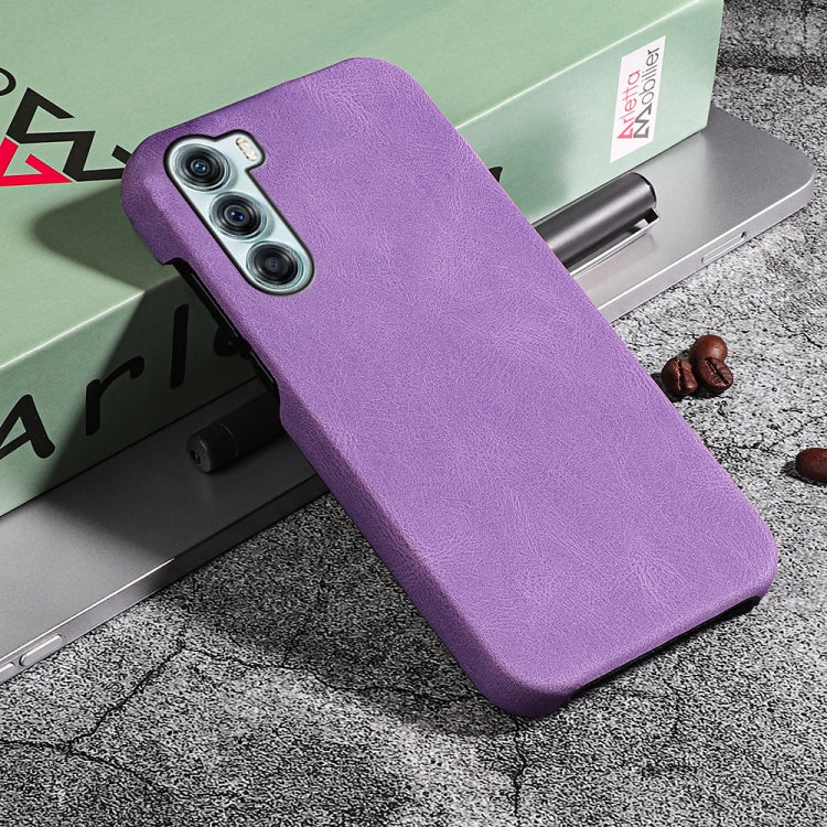 For Motorola Moto Edge S30 Ring Holder PU Phone Case