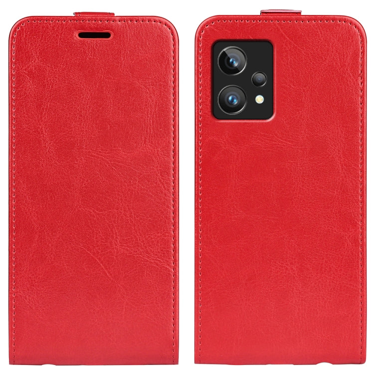 For OPPO Realme 9 Pro+ R64 Texture Vertical Flip Leather Phone Case
