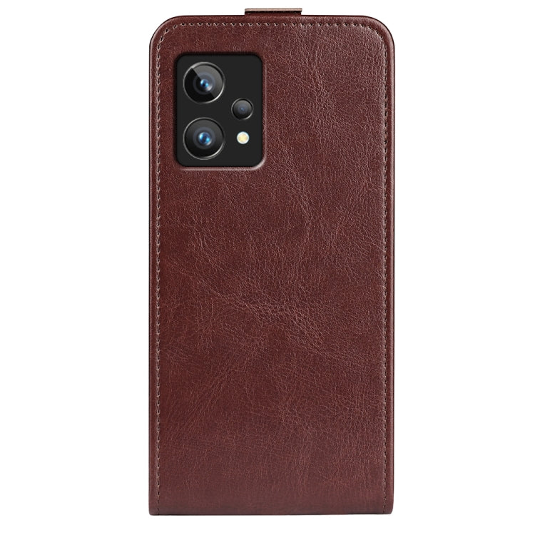 For OPPO Realme 9 Pro+ R64 Texture Vertical Flip Leather Phone Case