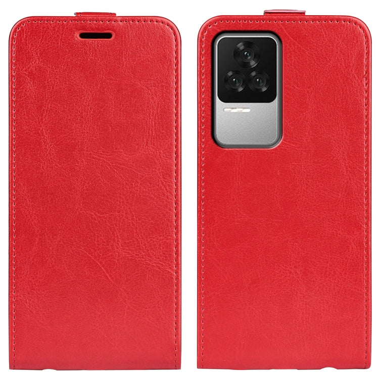 For Xiaomi Redmi K50 R64 Texture Vertical Flip Leather Phone Case