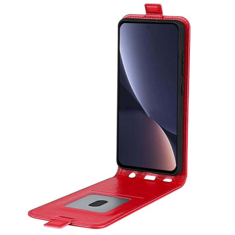 For Xiaomi Redmi K50 R64 Texture Vertical Flip Leather Phone Case