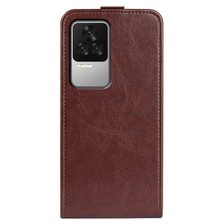 For Xiaomi Redmi K50 R64 Texture Vertical Flip Leather Phone Case