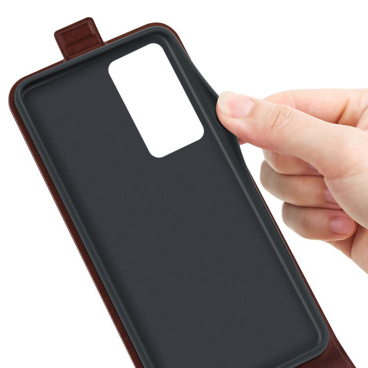 For Xiaomi Redmi K50 R64 Texture Vertical Flip Leather Phone Case