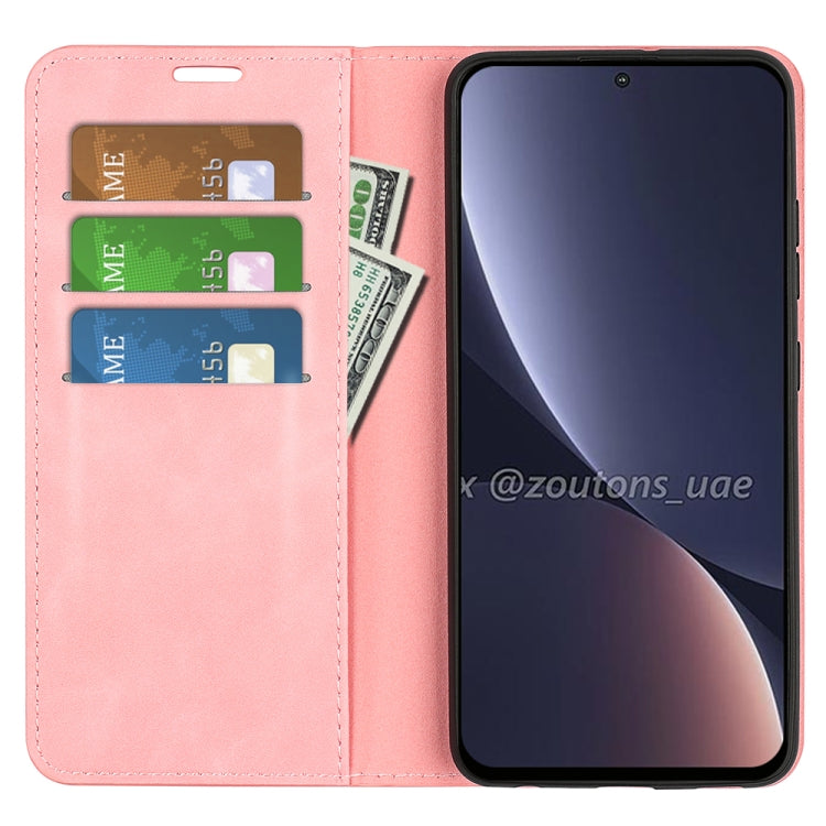 Fo Xiaomi Redmi K50 Retro-skin Magnetic Suction Leather Phone Case