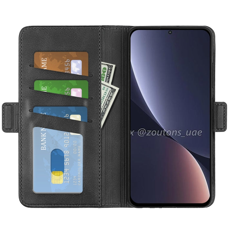 For Xiaomi Redmi K50 Dual-side Magnetic Buckle Leather Phone Case