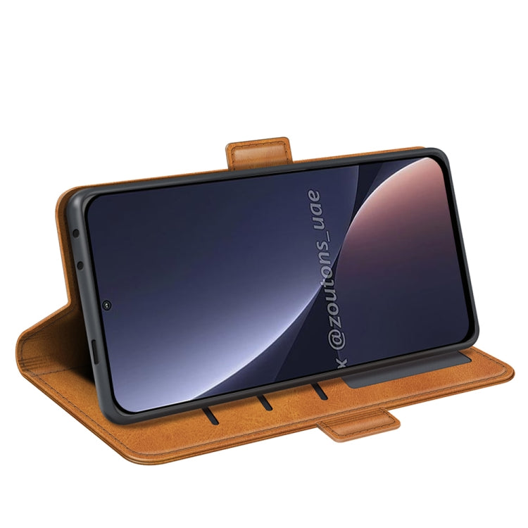 For Xiaomi Redmi K50 Dual-side Magnetic Buckle Leather Phone Case