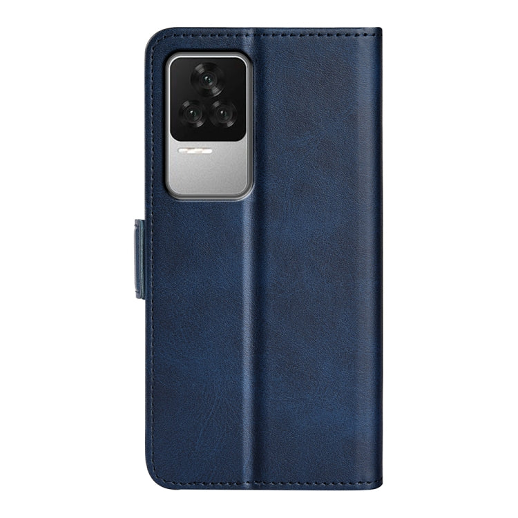 For Xiaomi Redmi K50 Dual-side Magnetic Buckle Leather Phone Case