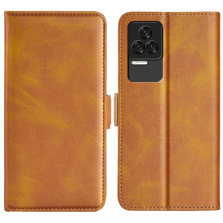 For Xiaomi Redmi K50 Pro Dual-side Magnetic Buckle Leather Phone Case