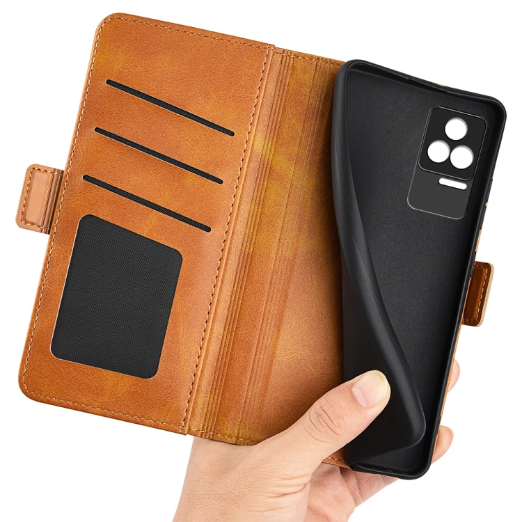 For Xiaomi Redmi K50 Pro Dual-side Magnetic Buckle Leather Phone Case