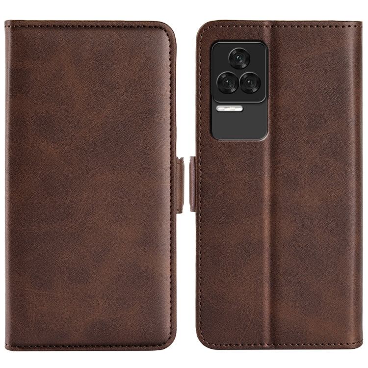 For Xiaomi Redmi K50 Pro Dual-side Magnetic Buckle Leather Phone Case