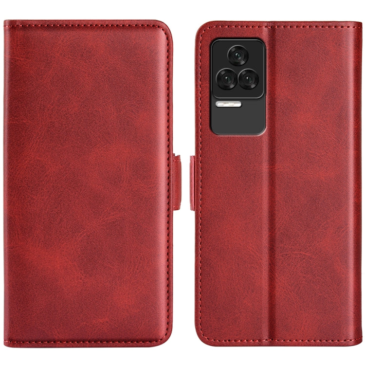 For Xiaomi Redmi K50 Pro Dual-side Magnetic Buckle Leather Phone Case