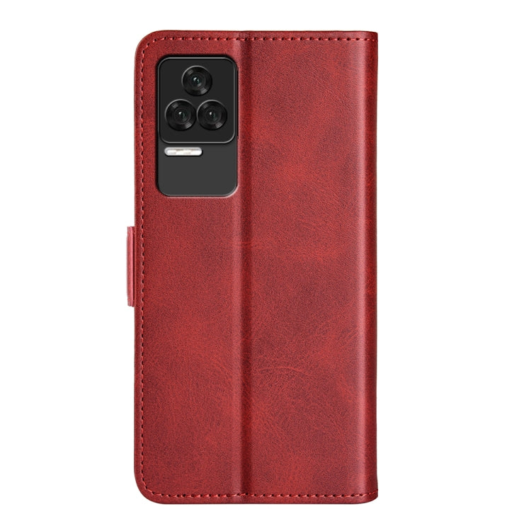 For Xiaomi Redmi K50 Pro Dual-side Magnetic Buckle Leather Phone Case