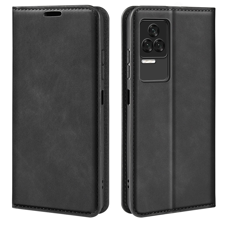 For Xiaomi Redmi K50 Pro Retro-skin Magnetic Suction Leather Phone Case