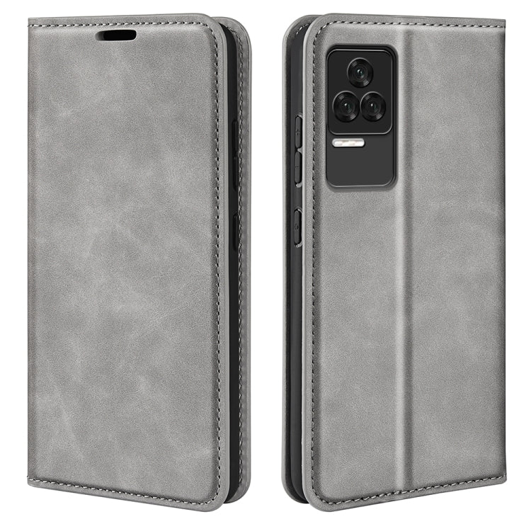 For Xiaomi Redmi K50 Pro Retro-skin Magnetic Suction Leather Phone Case