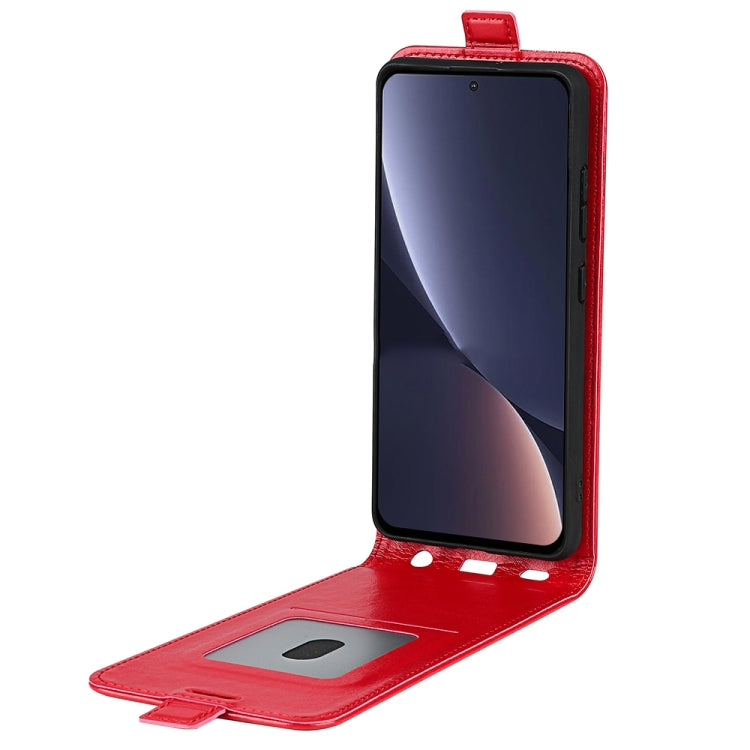 For Xiaomi Redmi K50 Pro R64 Texture Vertical Flip Leather Phone Case