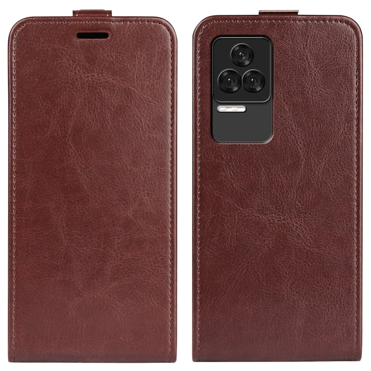For Xiaomi Redmi K50 Pro R64 Texture Vertical Flip Leather Phone Case