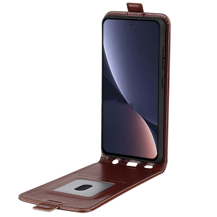 For Xiaomi Redmi K50 Pro R64 Texture Vertical Flip Leather Phone Case