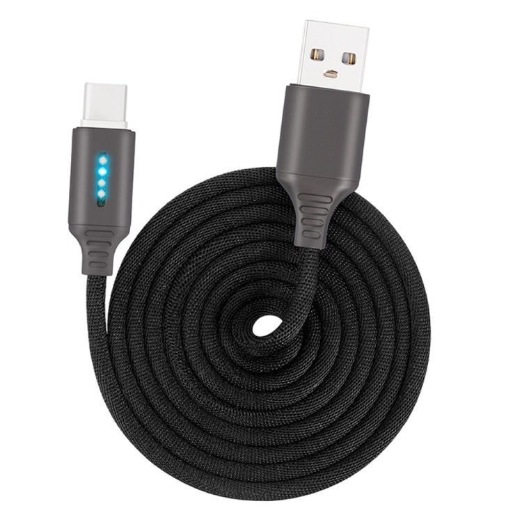 Micro USB Interface Zinc Alloy Marquee Luminous Intelligent Automatic Power off Charging Data Cable