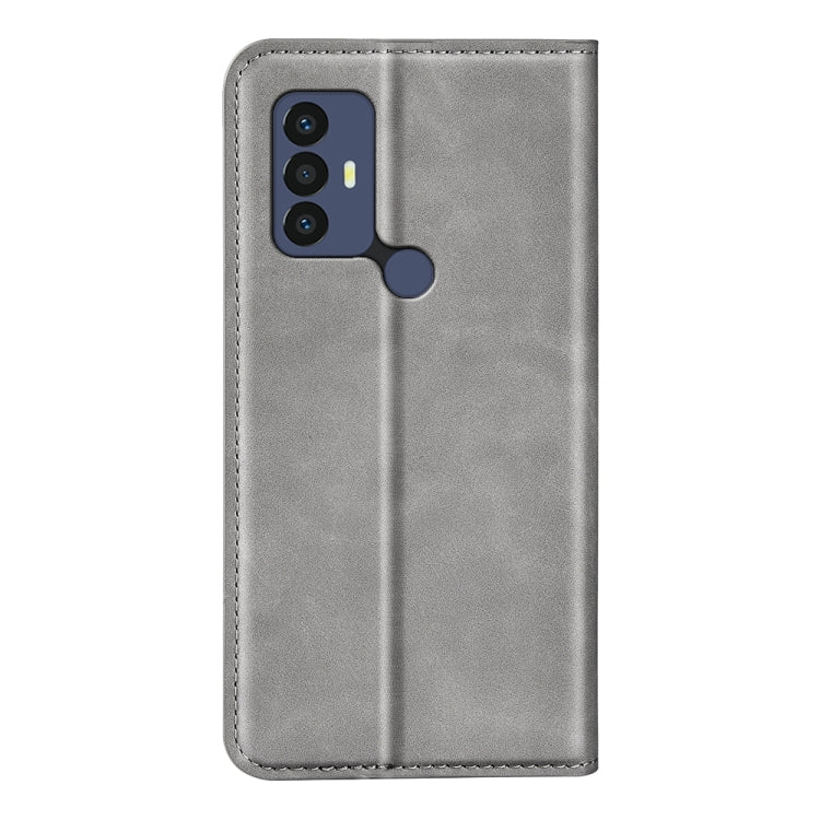 For TCL 30 SE/305/306 Retro-skin Magnetic Suction Leather Phone Case