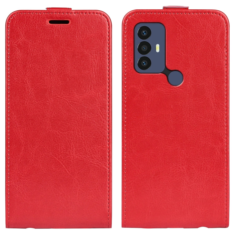 For TCL 30 SE/305/306 R64 Texture Single Vertical Flip Leather Phone Case