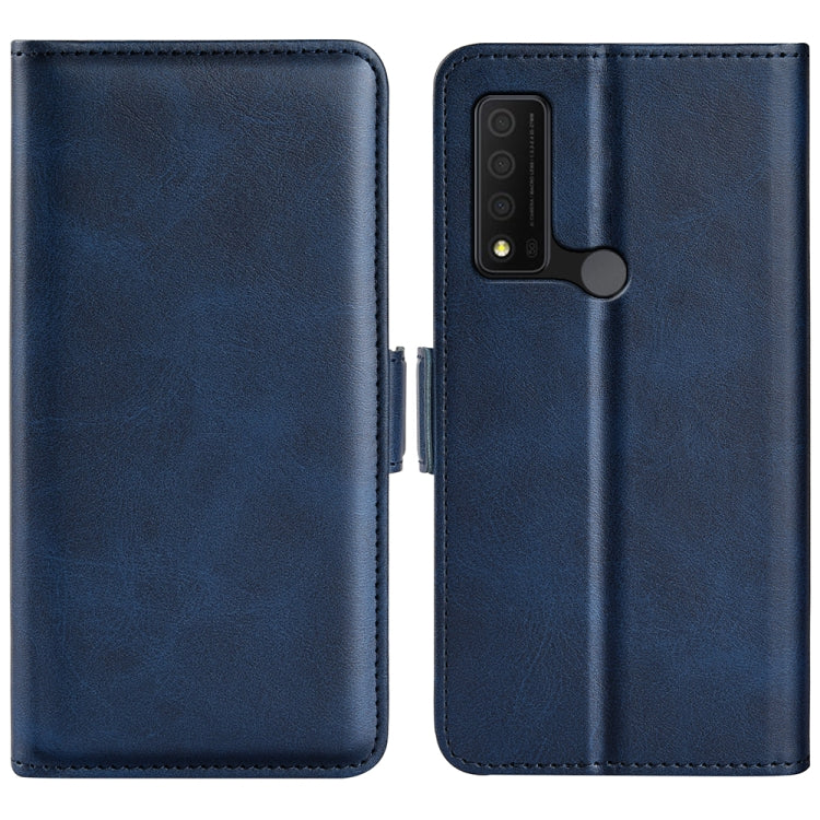 For TCL 30V 5G Dual-side Magnetic Buckle Leather Phone Case