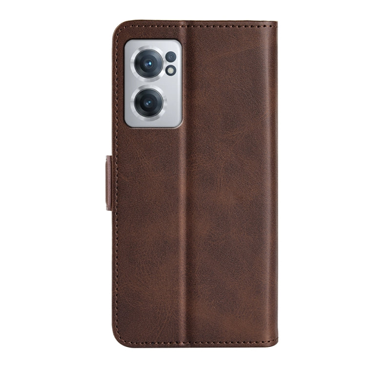 For OnePlus Nord CE 2 5G Dual-side Magnetic Buckle Leather Phone Case