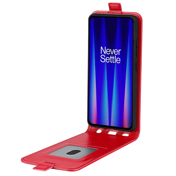 For OnePlus Nord CE 2 5G R64 Texture Single Vertical Flip Leather Phone Case