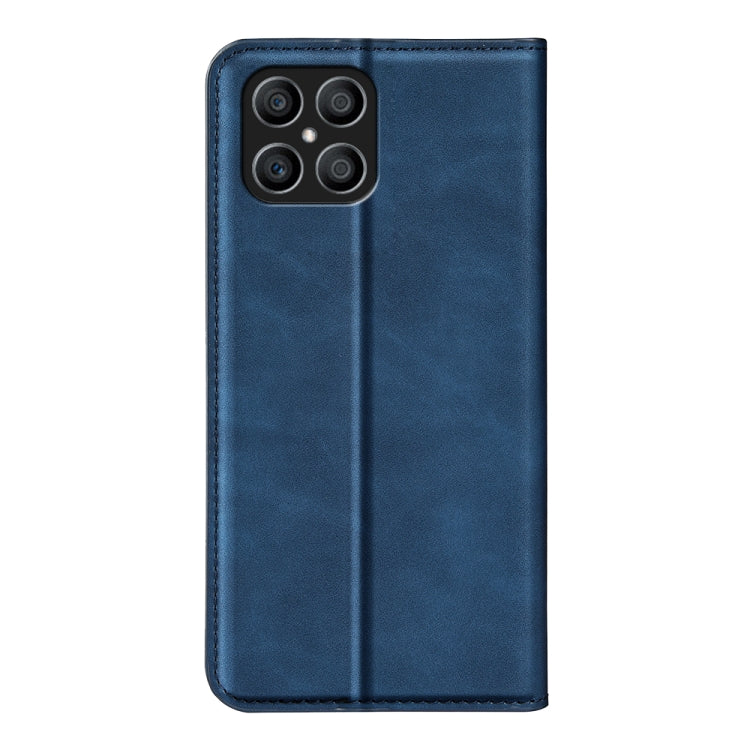 For Honor X8 Retro-skin Magnetic Suction Leather Phone Case