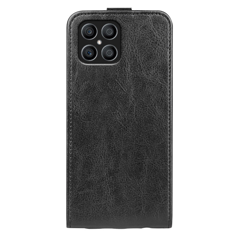 For Honor X8 R64 Texture Single Vertical Flip Leather Phone Case