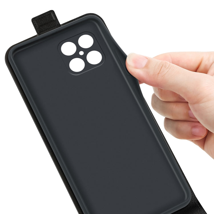 For Honor X8 R64 Texture Single Vertical Flip Leather Phone Case