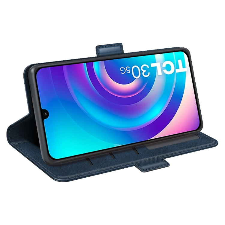 For TCL 30 5G/ 30+ Dual-side Magnetic Buckle Leather Phone Case