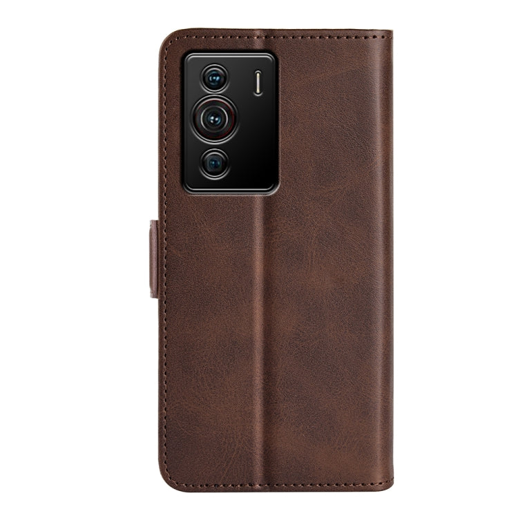For ZTE Blade Z40 Pro Dual-side Magnetic Buckle Leather Phone Case