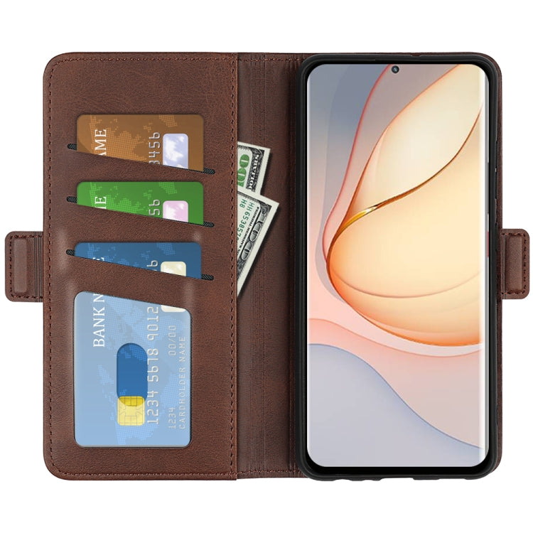 For ZTE Blade Z40 Pro Dual-side Magnetic Buckle Leather Phone Case