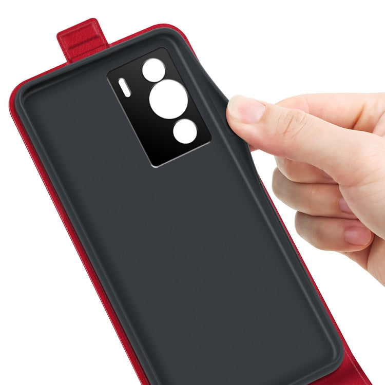 For ZTE Blade Z40 Pro R64 Texture Vertical Flip Leather Phone Case