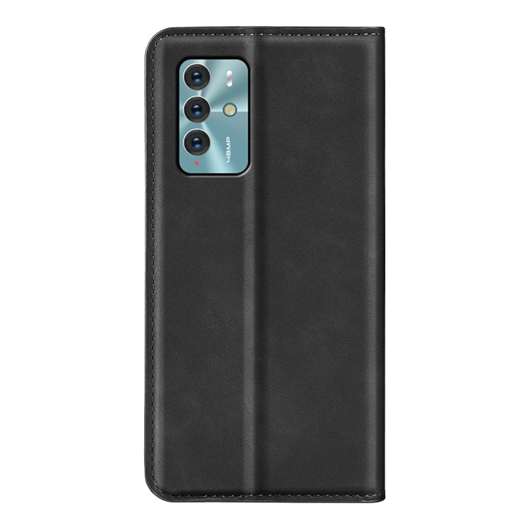 For ZTE Blade V40 Retro-skin Magnetic Suction Leather Phone Case
