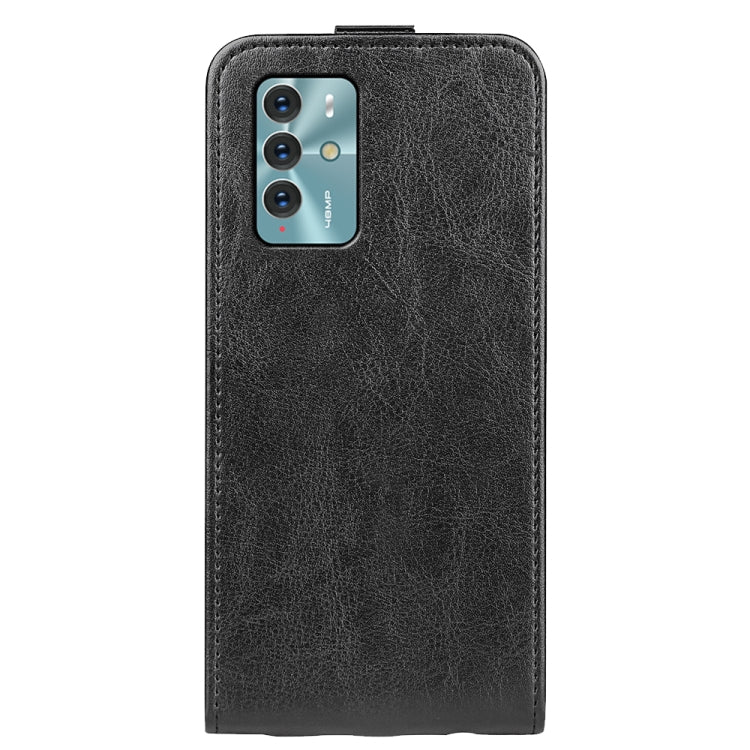 For ZTE Blade V40 R64 Texture Vertical Flip Leather Phone Case